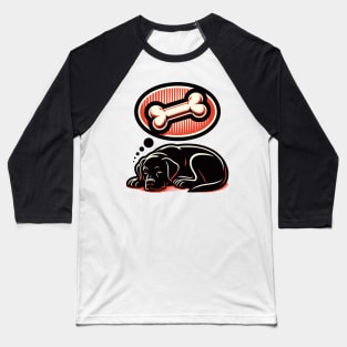 Dog Dreams Baseball T-Shirt